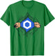 Chainlink LINK Crypto Tear Open Costume Cryptocurrency Funny T-Shirt - T-Shirt | Irish Green