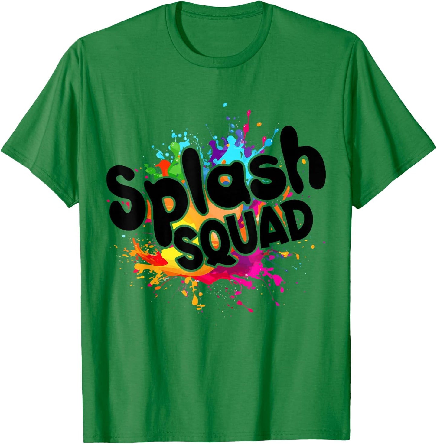 Waterpark Beach Birthday Decoration Splash Squad T-Shirt - T-Shirt | Irish Green