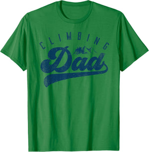 Rock Climbing Dad Gifts For Mountain Climbers T-Shirt - T-Shirt | Irish Green