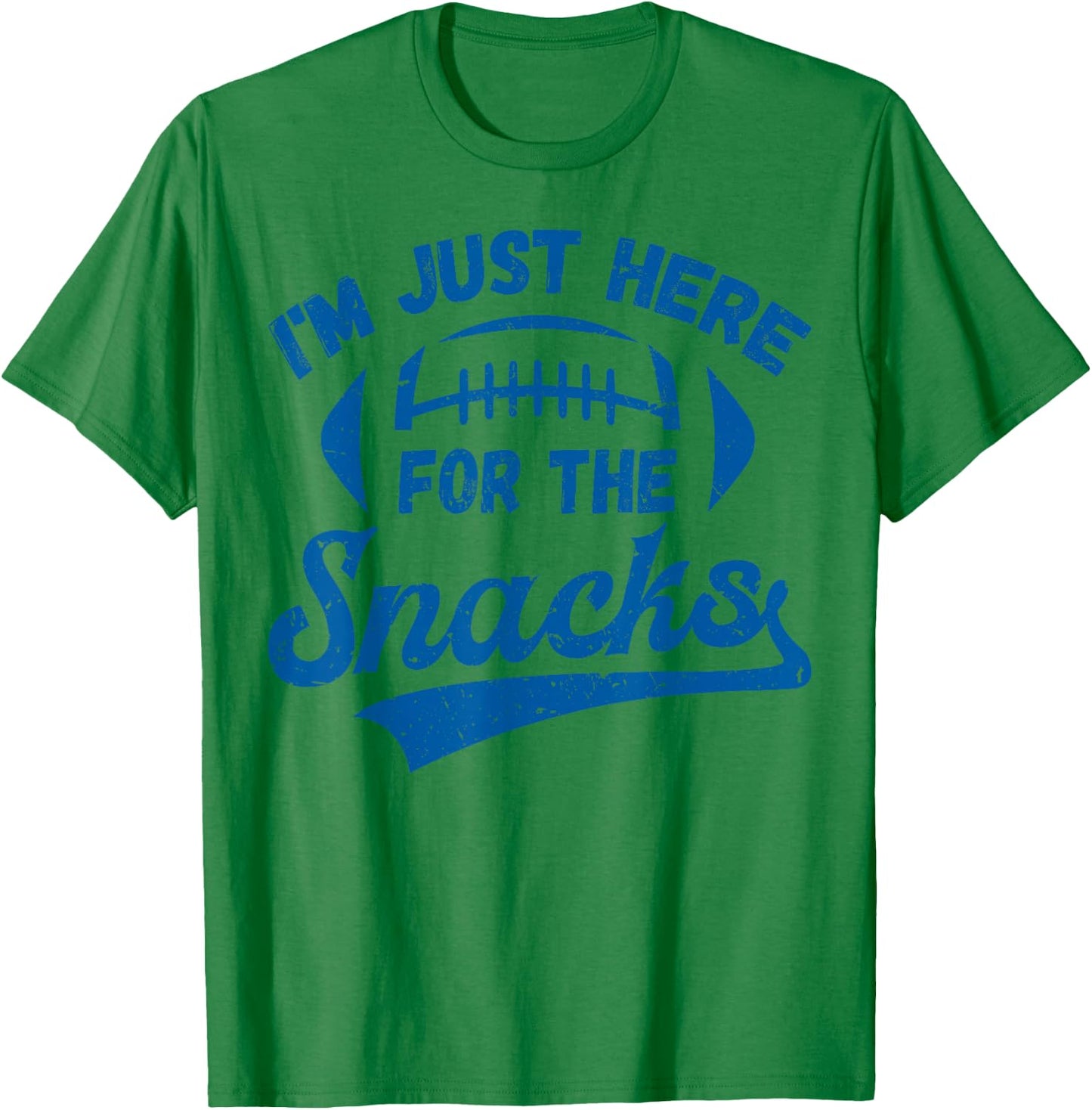 I'm Just Here For The Snacks Funny Fantasy Football League T-Shirt - T-Shirt | Irish Green