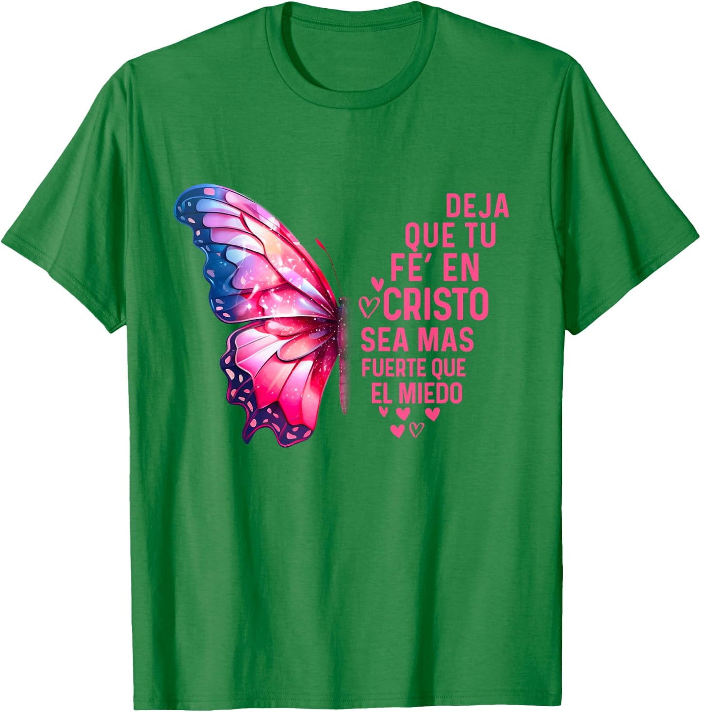 Camiseta Cristiana Para Mujer En Espanol Spanish Cristiano T-Shirt - T-Shirt | Irish Green