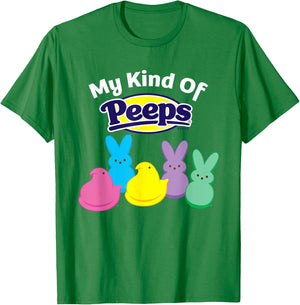 Peeps Easter My Kind Of Peeps T-Shirt - T-Shirt | Irish Green