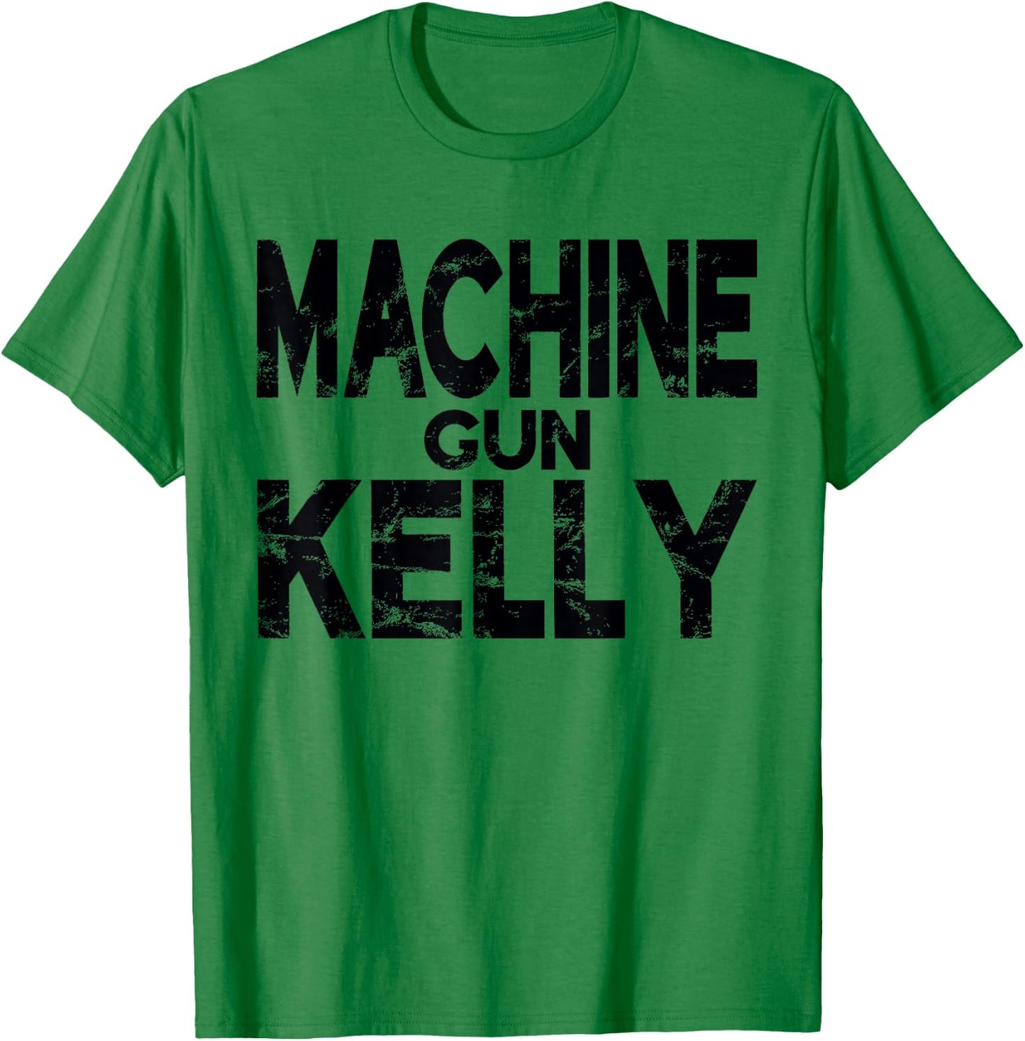 Official Machine Gun Kelly Distress Logo T-Shirt - T-Shirt | Irish Green