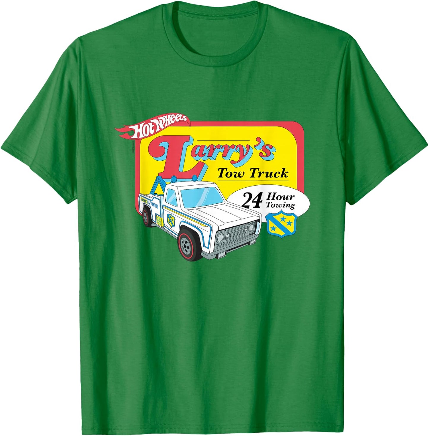 Hot Wheels Larry's Tow Truck T-Shirt - T-Shirt | Irish Green