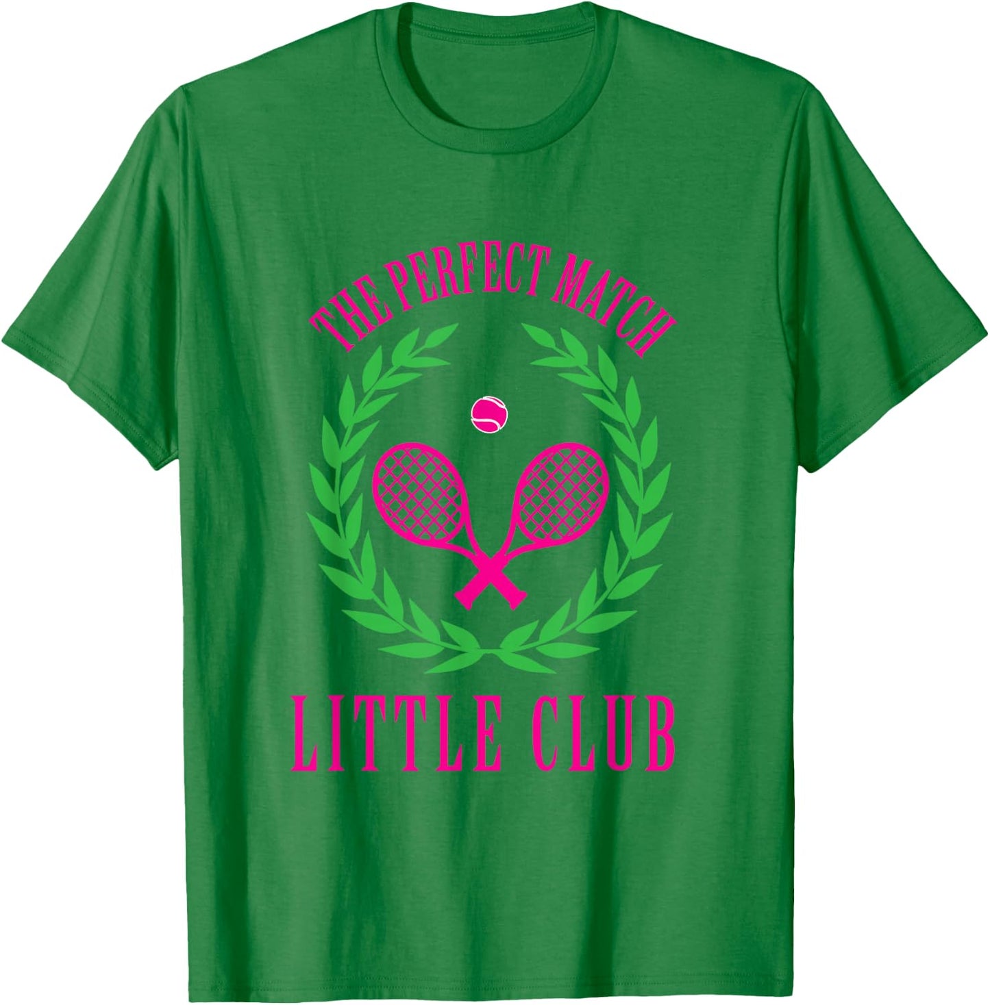Tennis Match Club Little / G Big Sorority Reveal T-Shirt - T-Shirt | Irish Green