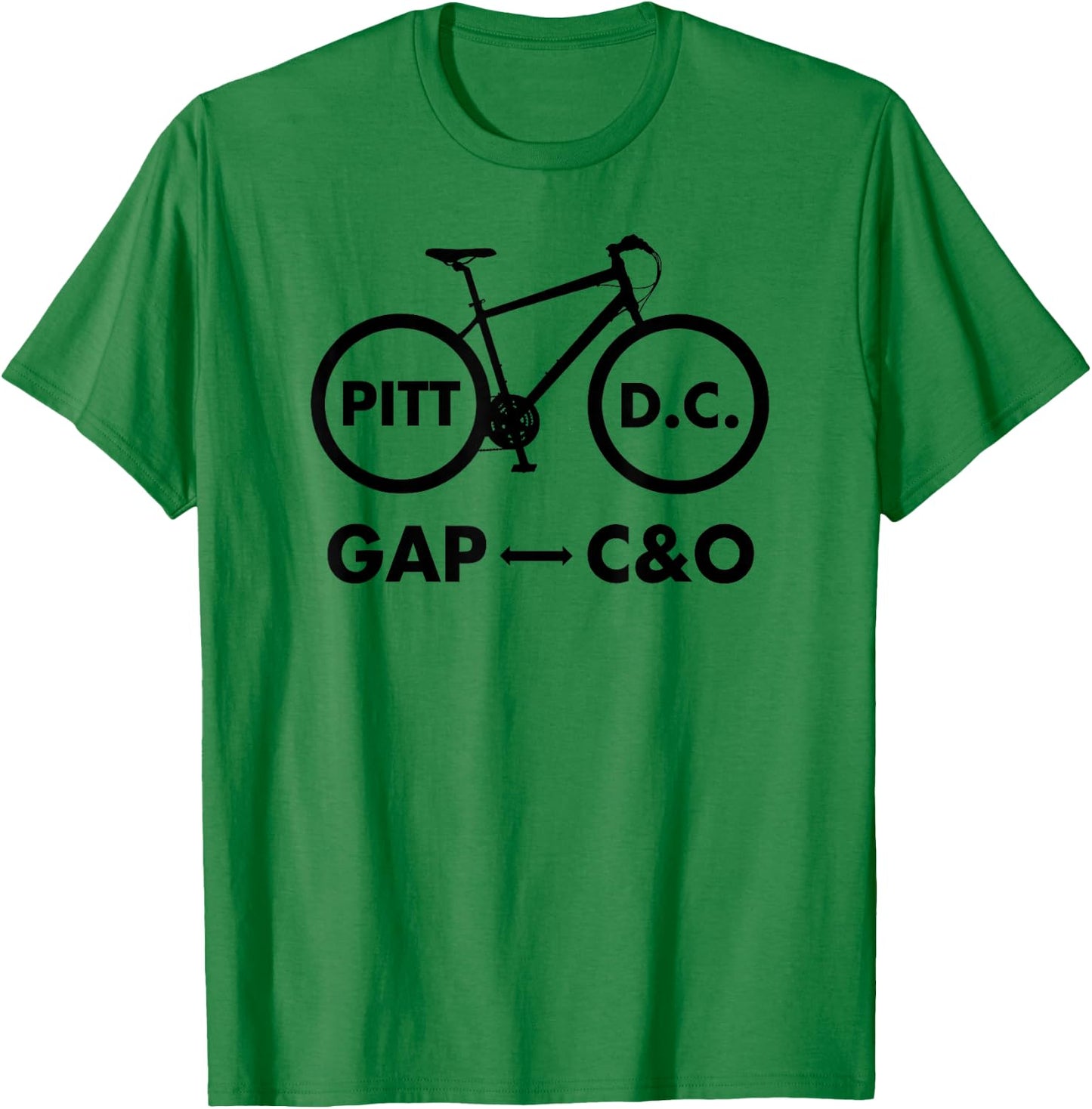 C&O Canal Towpath - GAP Pittsburgh Washington D.C. T-Shirt - T-Shirt | Irish Green