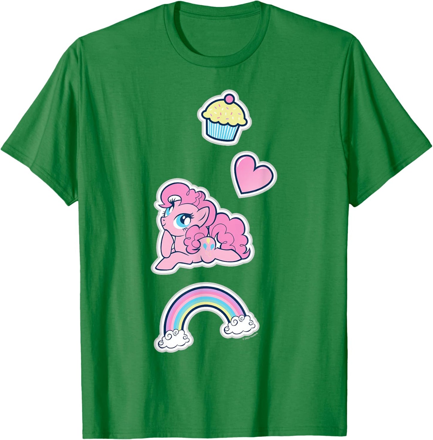 My Little Pony: Friendship Is Magic Cupcake Pinkie Pie T-Shirt - T-Shirt | Irish Green