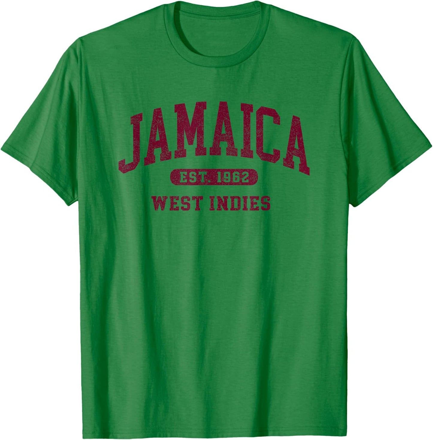 Retro Jamaica Est 1962 Vintage Jamaican Men Souvenir T-Shirt - T-Shirt | Irish Green
