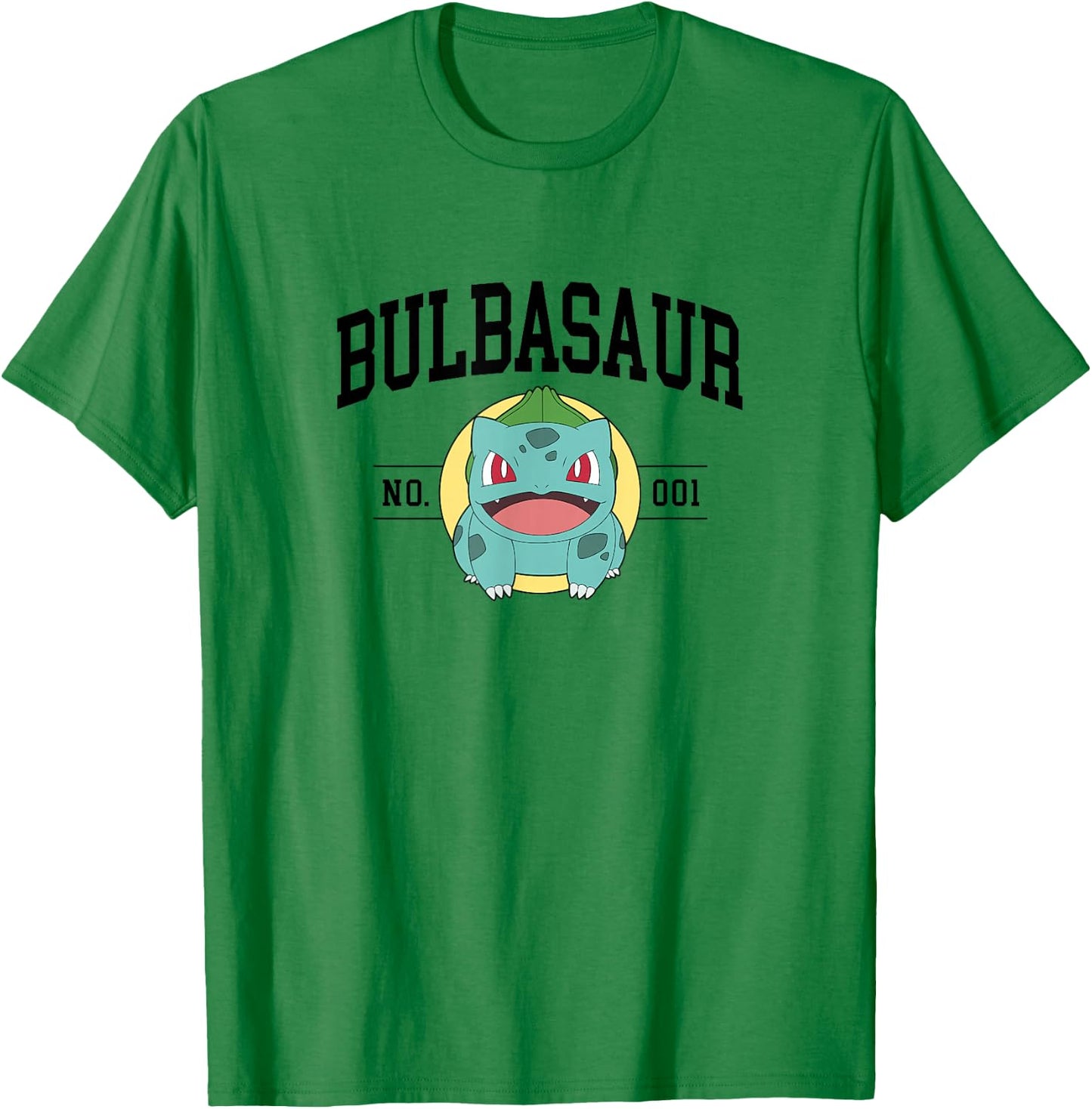Pokémon - Bulbasaur Collegiate T-Shirt - T-Shirt | Irish Green