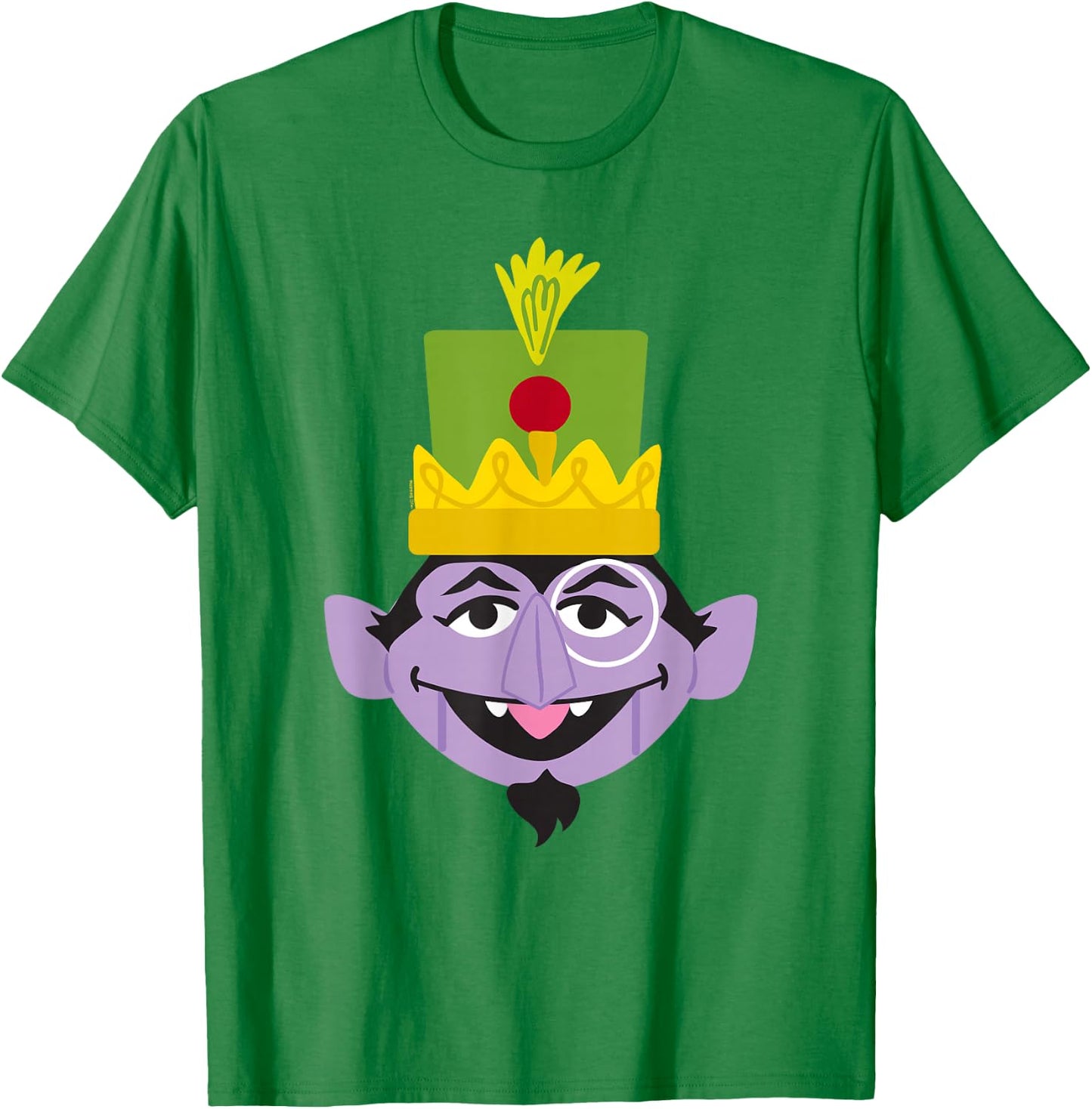 Sesame Street Christmas Nutcracker Count T-Shirt - T-Shirt | Irish Green