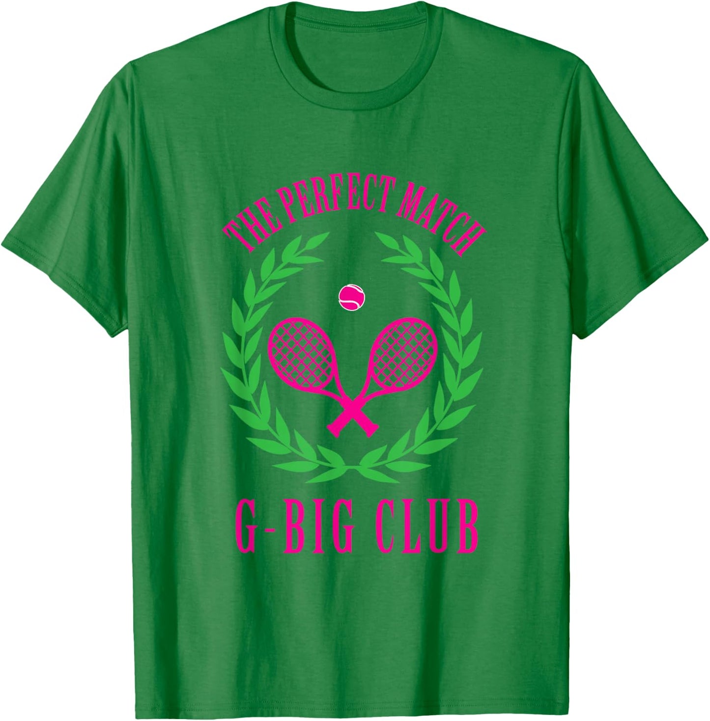 Tennis Match Club Little / G Big Sorority Reveal T-Shirt - T-Shirt | Irish Green