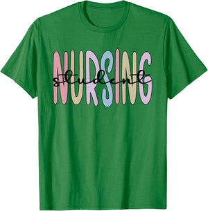 Nursing Student Appreciation Student Nurse Nursing School T-Shirt - T-Shirt | Irish Green