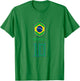 Brazil Flag Cool Brazil Soccer 10 Jersey Women Kids T-Shirt - T-Shirt | Irish Green
