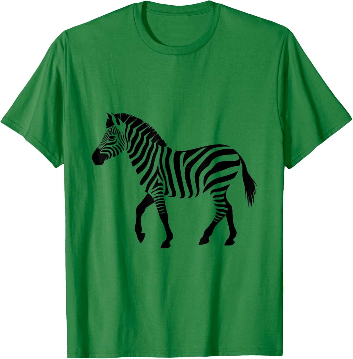 Zebra Graphic T-Shirt - T-Shirt | Irish Green
