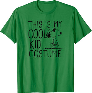 Peanuts Snoopy Cool Kid Costume T-Shirt - T-Shirt | Irish Green