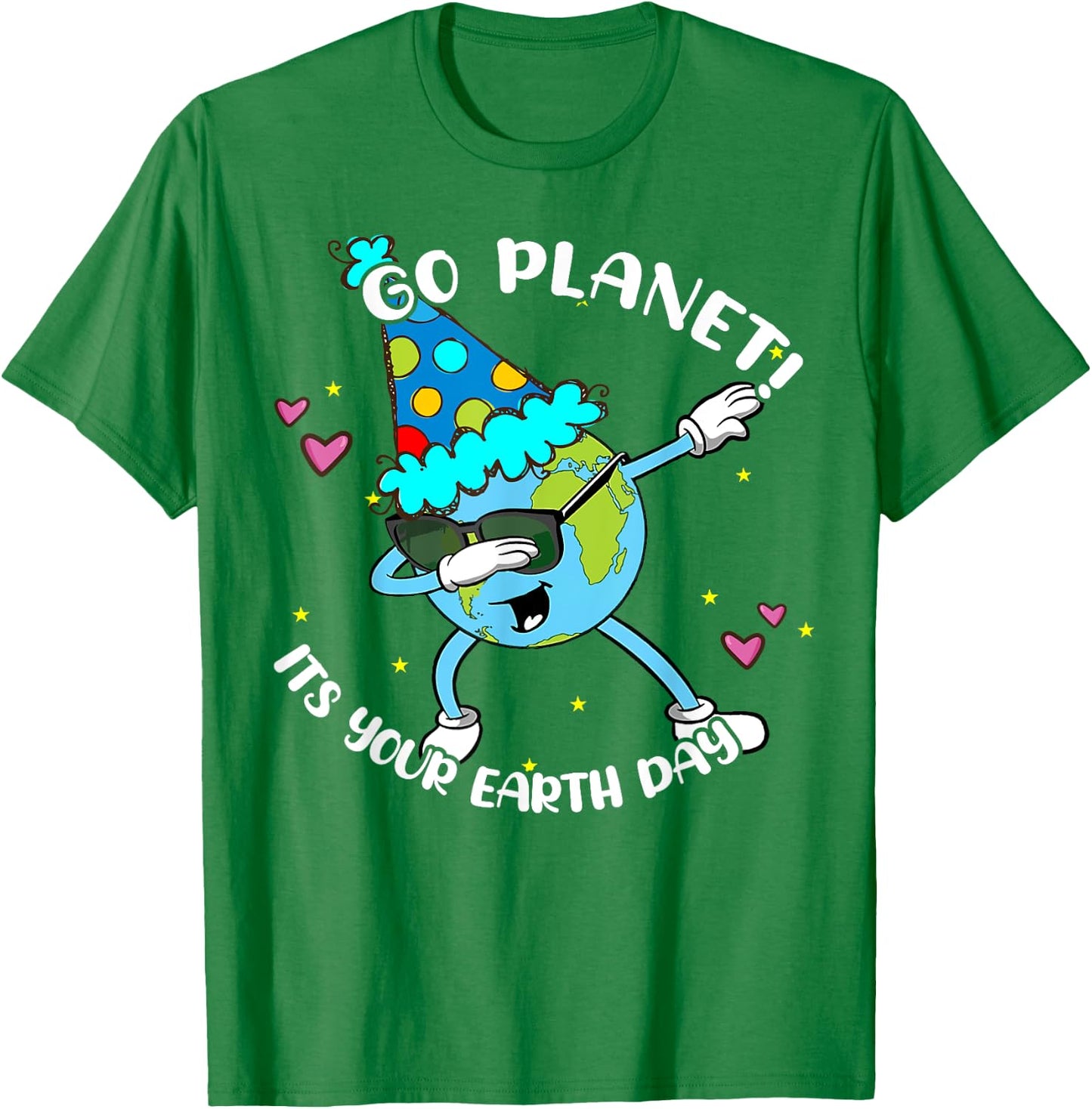 Kids Go Planet Its Your Earth Day Shirt Cute Boy Toddler T-Shirt - T-Shirt | Irish Green