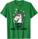 Eat a giant bag of tails unicorn T-Shirt - T-Shirt | Irish Green