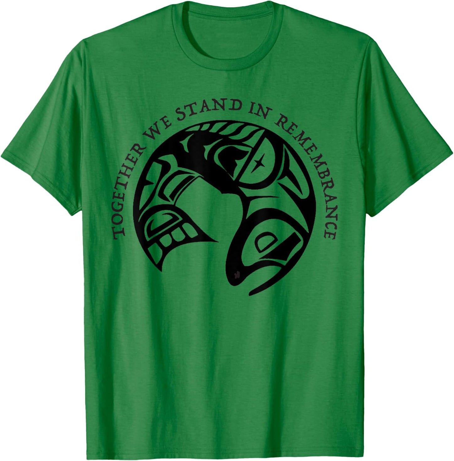 Orange Unity Day: Native American Every Child T-Shirt - T-Shirt | Irish Green