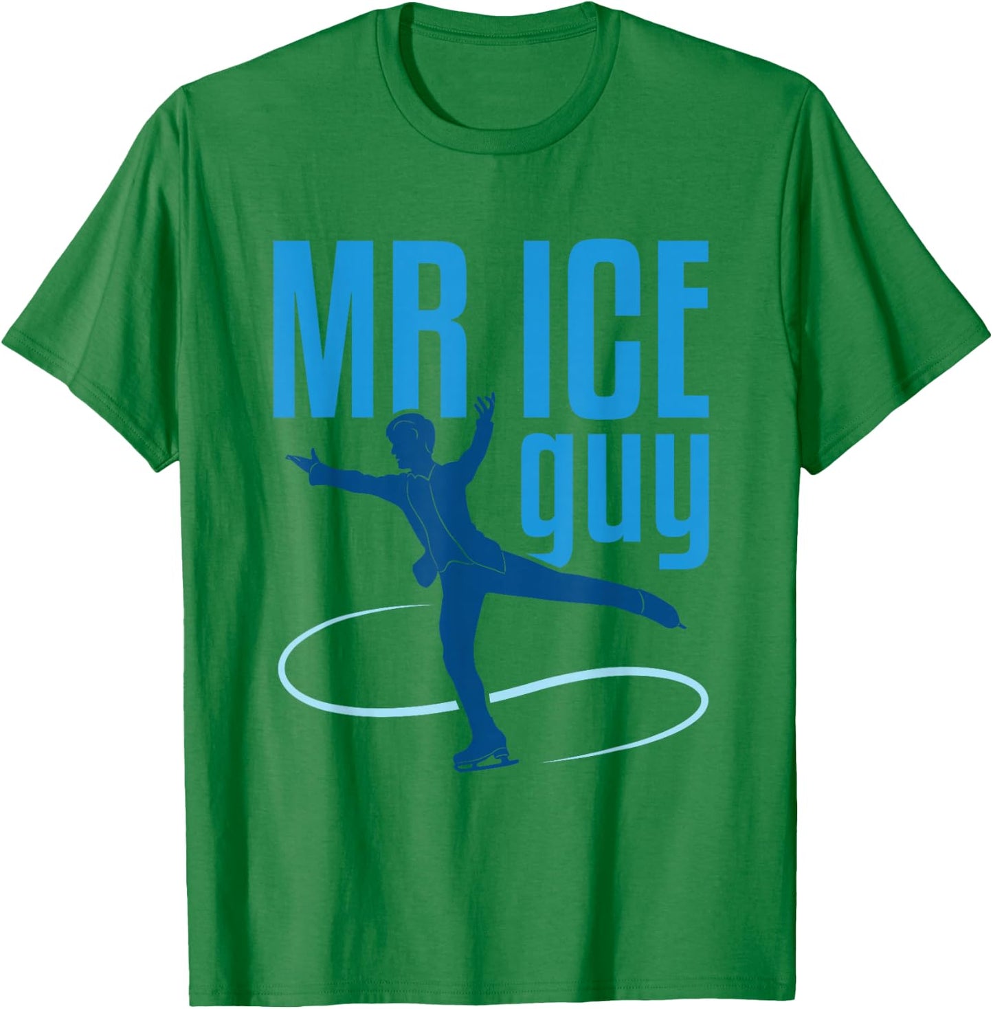 Figure Skating for Boys Men Ice Skater T-Shirt - T-Shirt | Irish Green