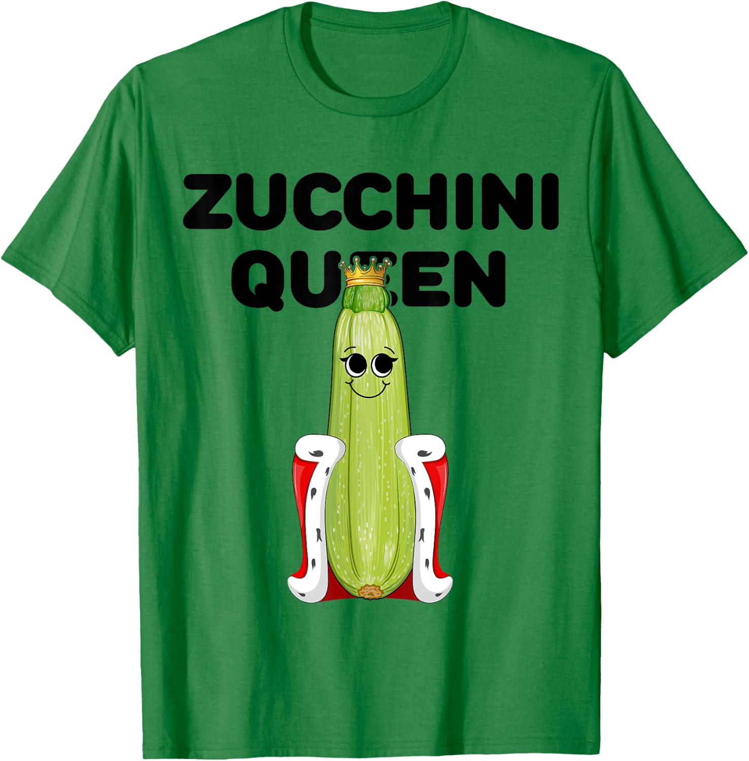 Zucchini Queen Girls Zucchini Lover | Zucchini T-Shirt - T-Shirt | Irish Green