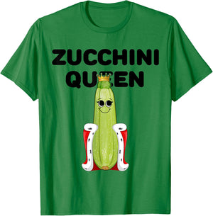 Zucchini Queen Girls Zucchini Lover | Zucchini T-Shirt - T-Shirt | Irish Green