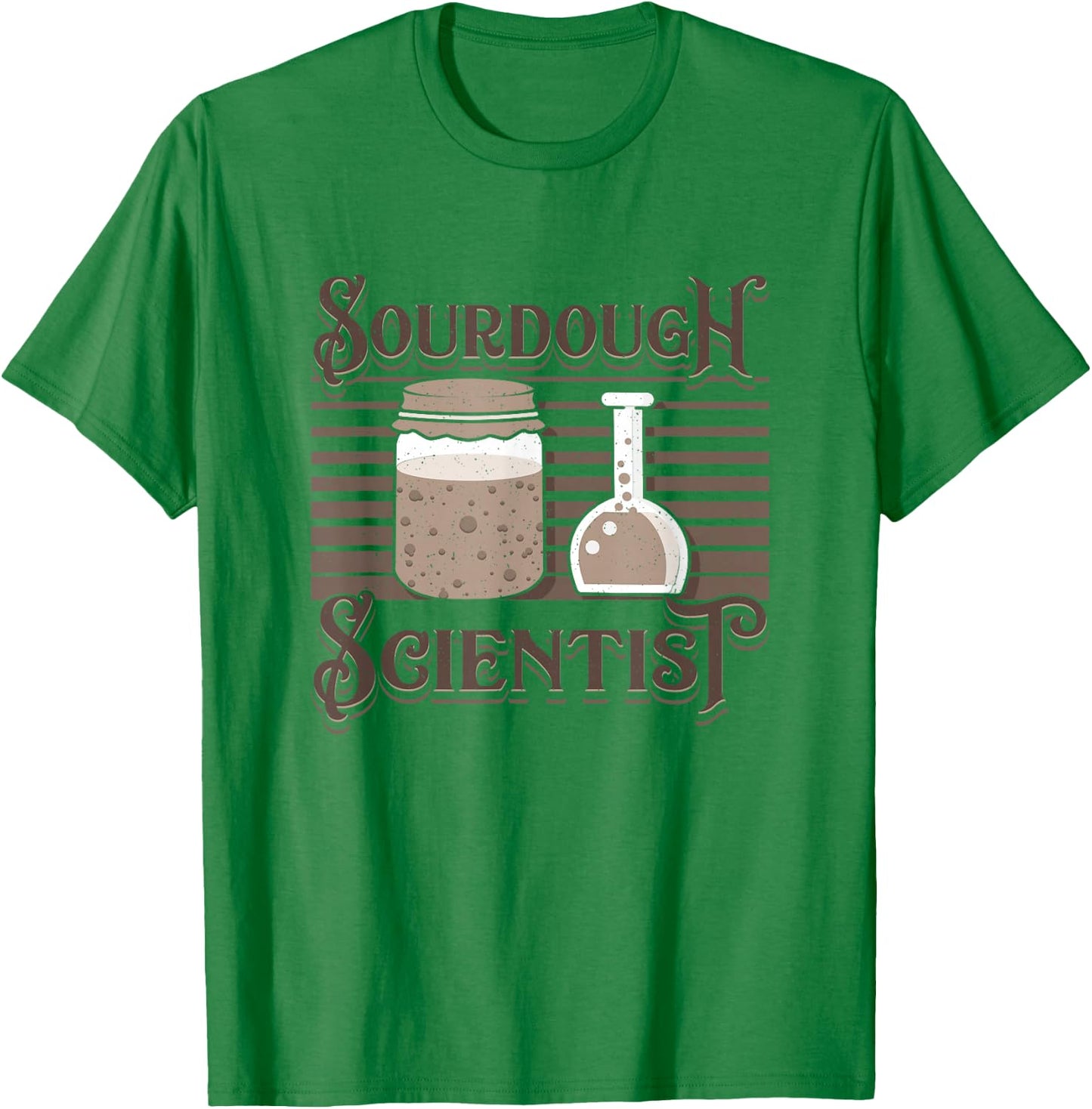 Baking Baker Sourdough Scientist Bread Baker Master T-Shirt - T-Shirt | Irish Green
