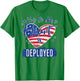 Half Of My Heart Is Deployed Military Wife Girlfriend Mom T-Shirt - T-Shirt | Irish Green