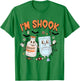Funny Zosyn I'm In Shook Halloween Spooky ICU ER Nurses Week T-Shirt - T-Shirt | Irish Green
