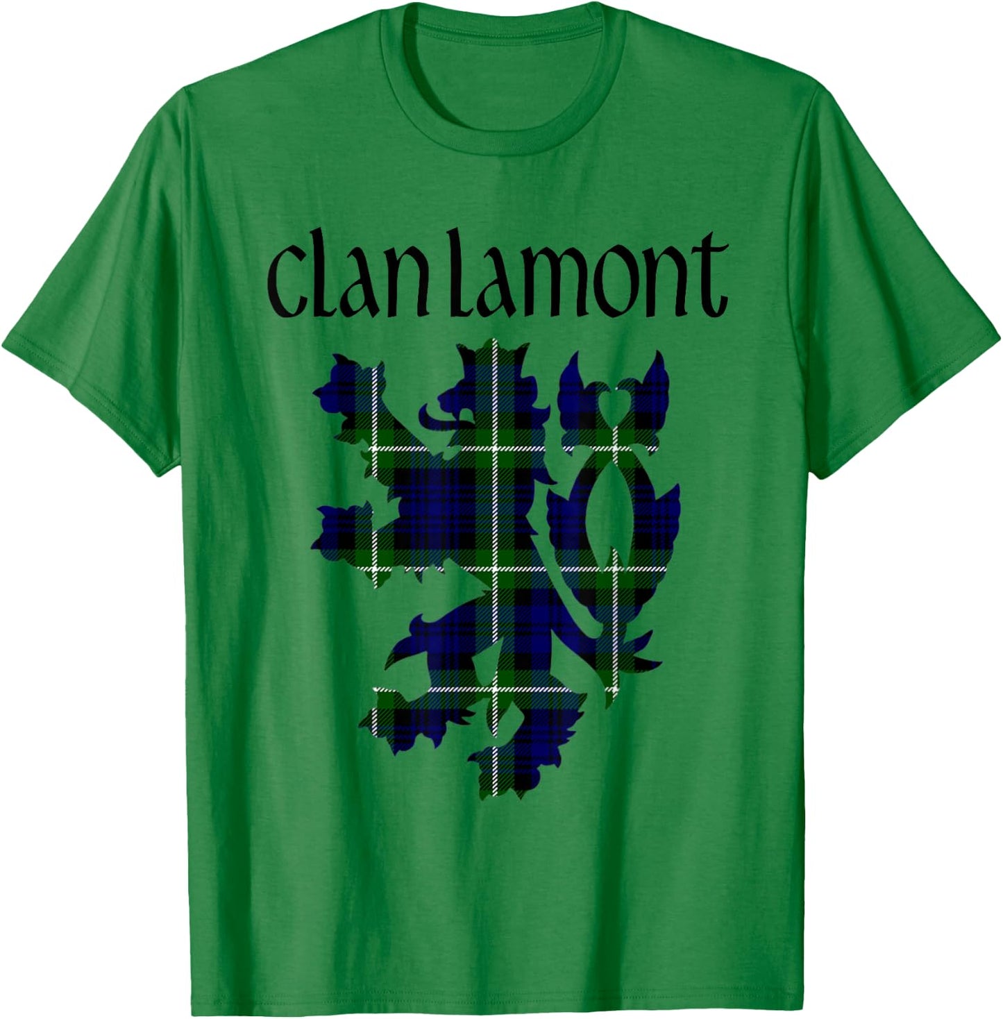 Clan Lamont Tartan Scottish Family Name Scotland Pride T-Shirt - T-Shirt | Irish Green