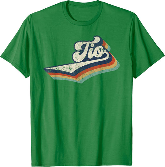 Retro Cute Tio Best Tio Ever Birthday Idea T-Shirt - T-Shirt | Irish Green