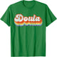 Doula Birth Worker Retro Vintage Doula T-Shirt - T-Shirt | Irish Green