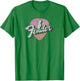 Fender Classic 70's Logo Vintage Guitar Pick T-Shirt - T-Shirt | Irish Green
