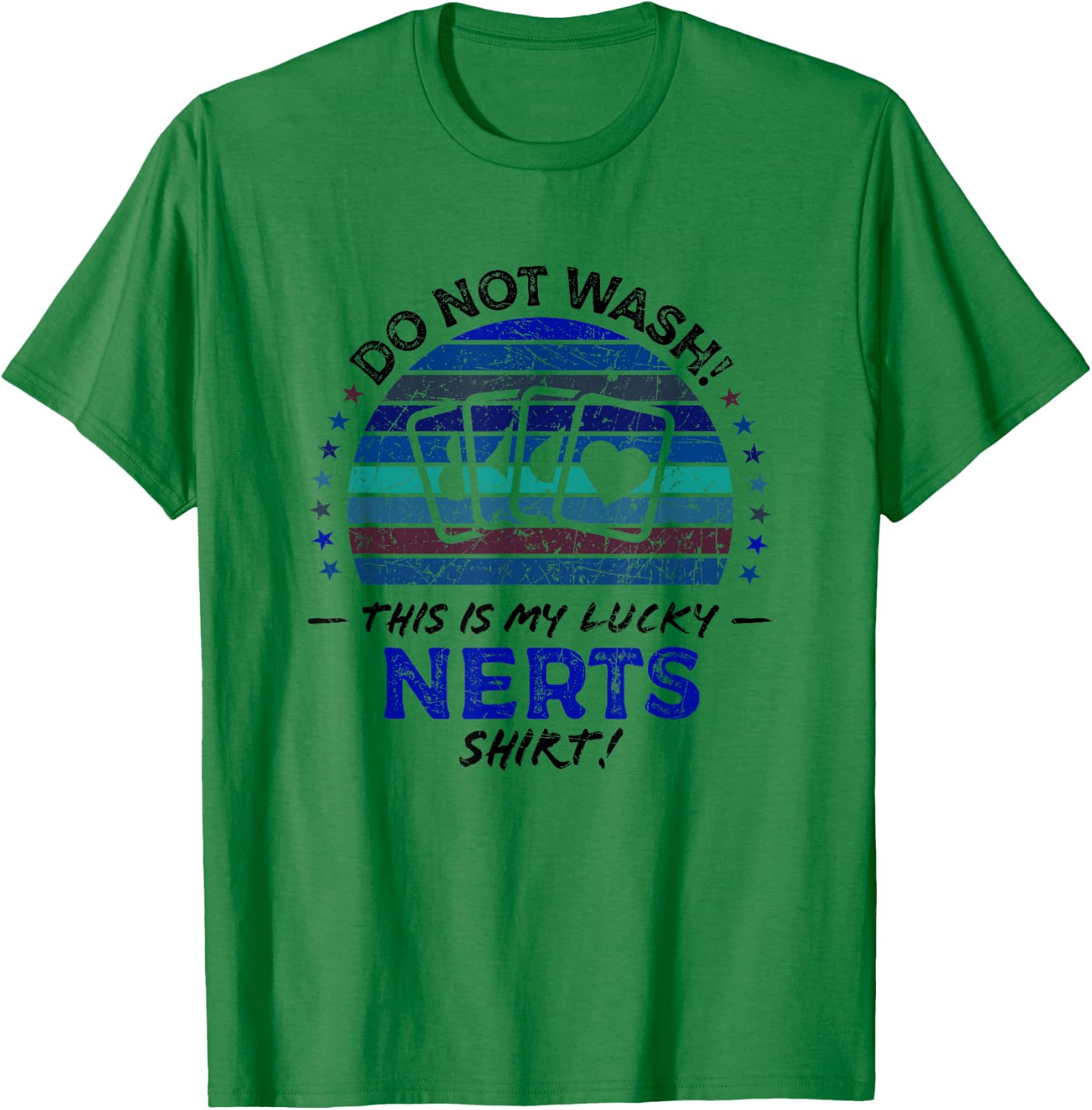 Nerts Funny Playing Cards Game Quote Graphic T-Shirt - T-Shirt | Irish Green