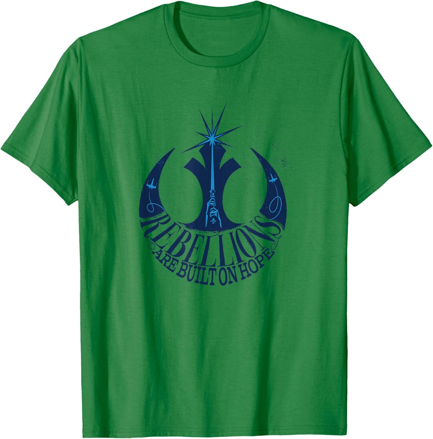 Star Wars Rebellions Are Built On Hope Rebels Logo T-Shirt - T-Shirt | Irish Green