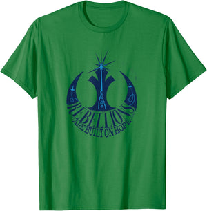 Star Wars Rebellions Are Built On Hope Rebels Logo T-Shirt - T-Shirt | Irish Green