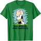 Peanuts - Charlie Brown Snoopy Less Attitude More Gratitude T-Shirt - T-Shirt | Irish Green