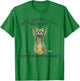 Beer And Raccoons Make Me Happy Funny T-Shirt - T-Shirt | Irish Green