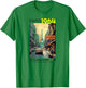 Classic Paris France Travel Lover Poster Style Eiffel Tower T-Shirt - T-Shirt | Irish Green