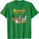 Disney Oliver & Company Group Shot Dog Gang Logo T-Shirt - T-Shirt | Irish Green