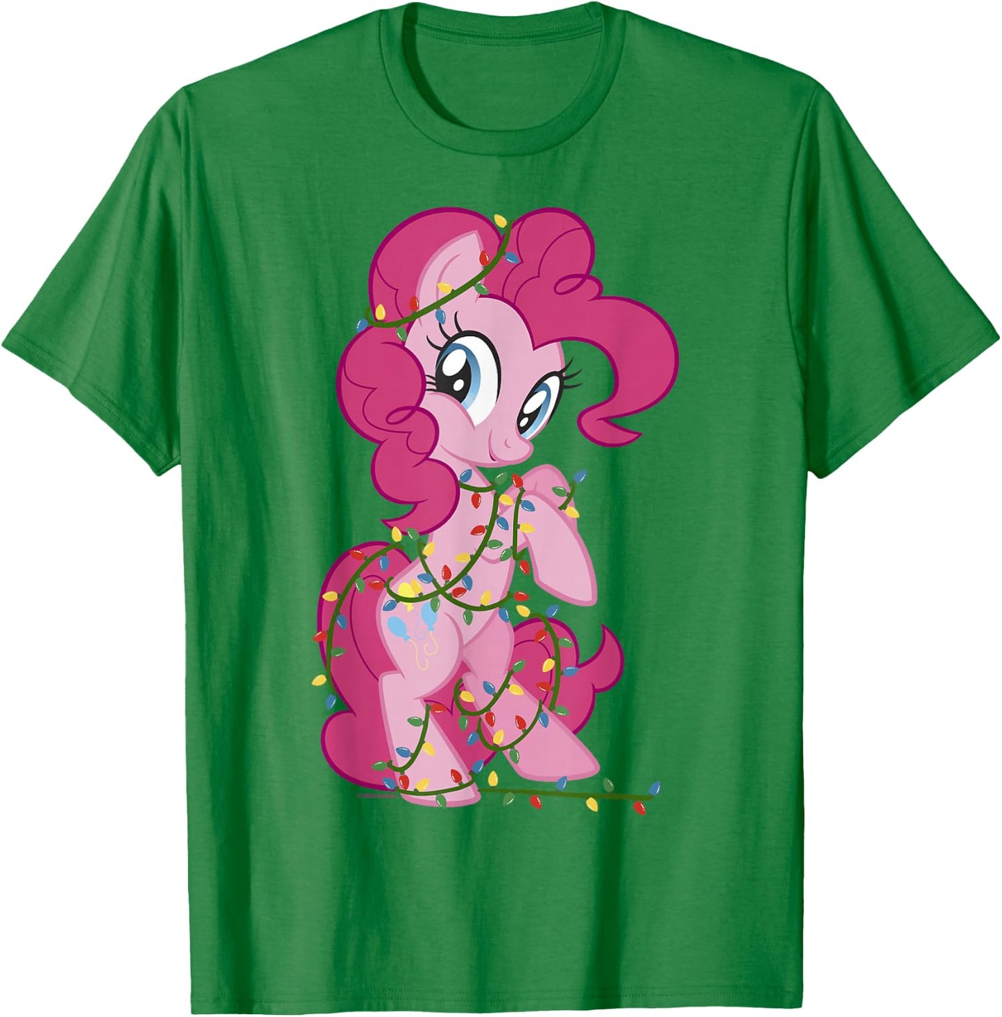 My Little Pony: Friendship Is Magic Pinkie Pie Lights T-Shirt - T-Shirt | Irish Green