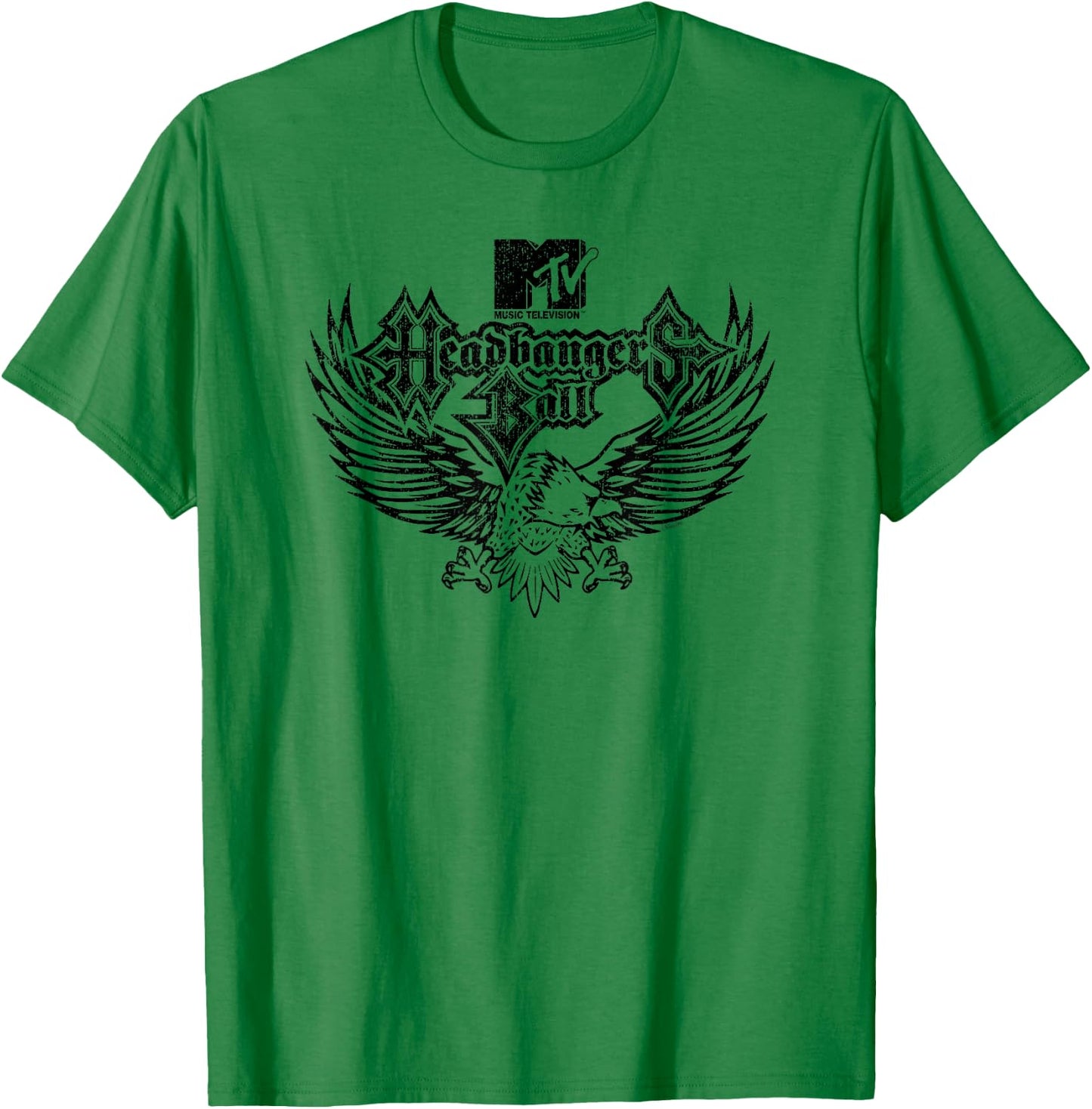 Headbangers Ball - Headbangers Ball Eagle T-Shirt - T-Shirt | Irish Green