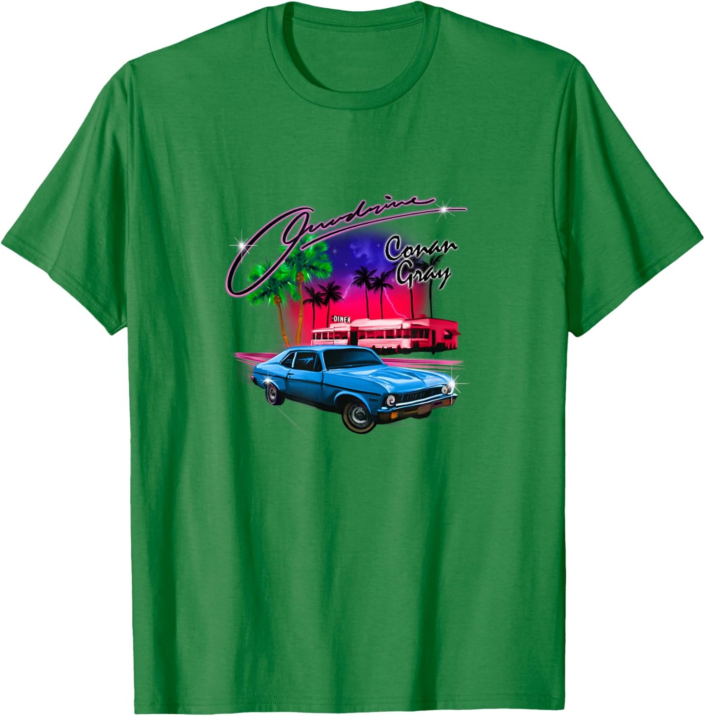 Official Conan Gray Overdrive T-Shirt - T-Shirt | Irish Green