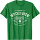 Funny WITCHES BREW 1692 Coffee Company Barista Magic Co T-Shirt - T-Shirt | Irish Green