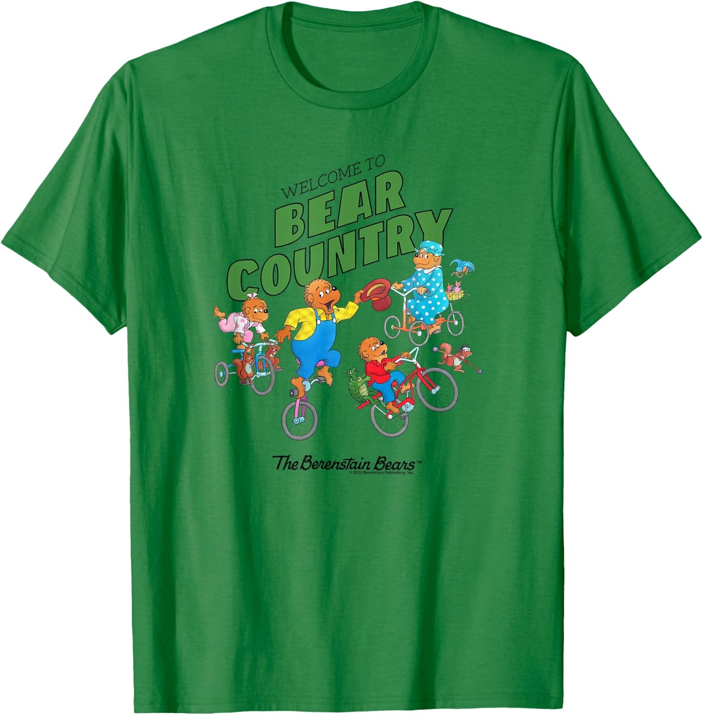 The Berenstain Bears The Berenstain Bears Bear Country T-Shirt - T-Shirt | Irish Green