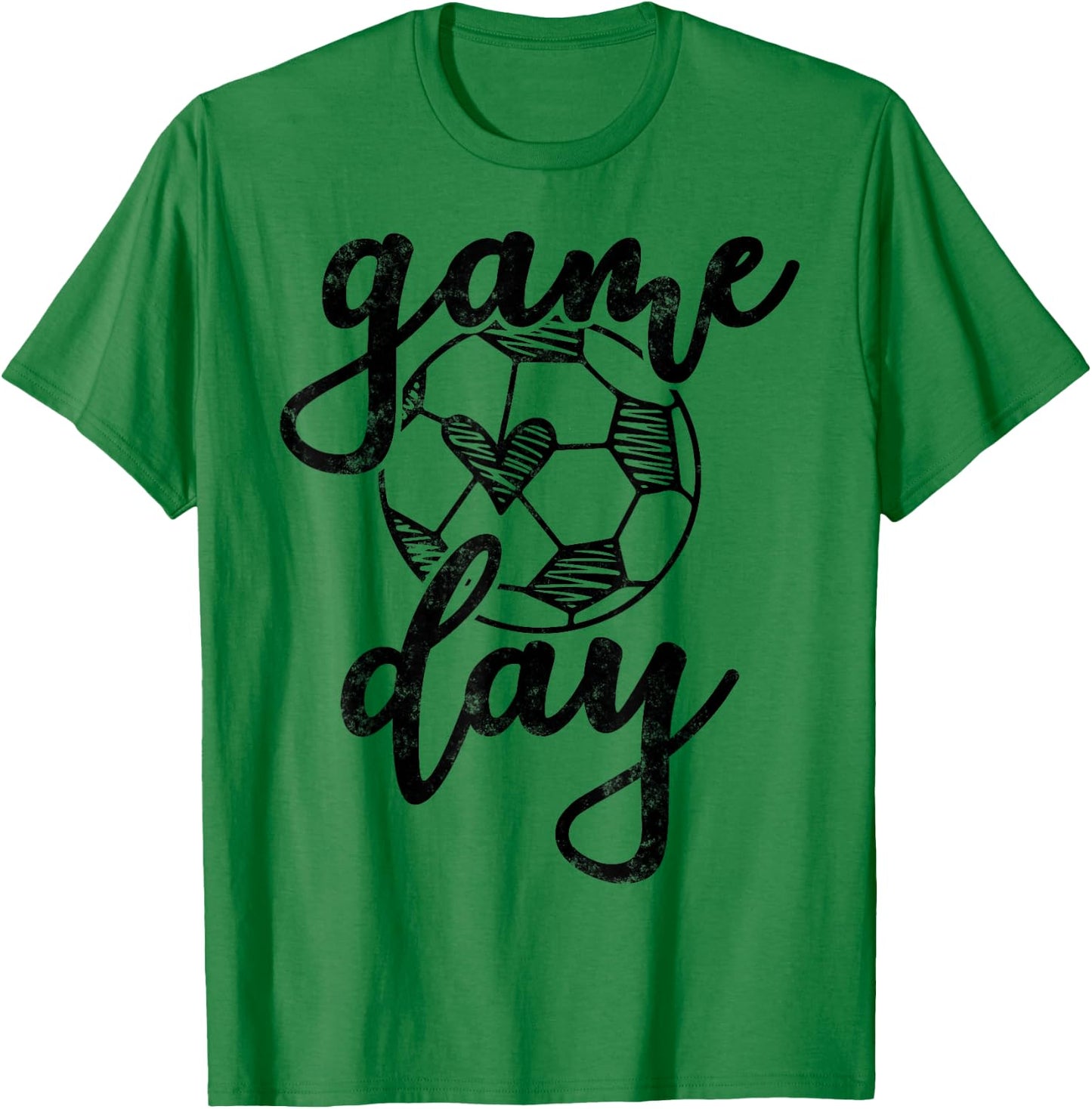 Sports Lover Game Day Soccer Ball T-Shirt - T-Shirt | Irish Green