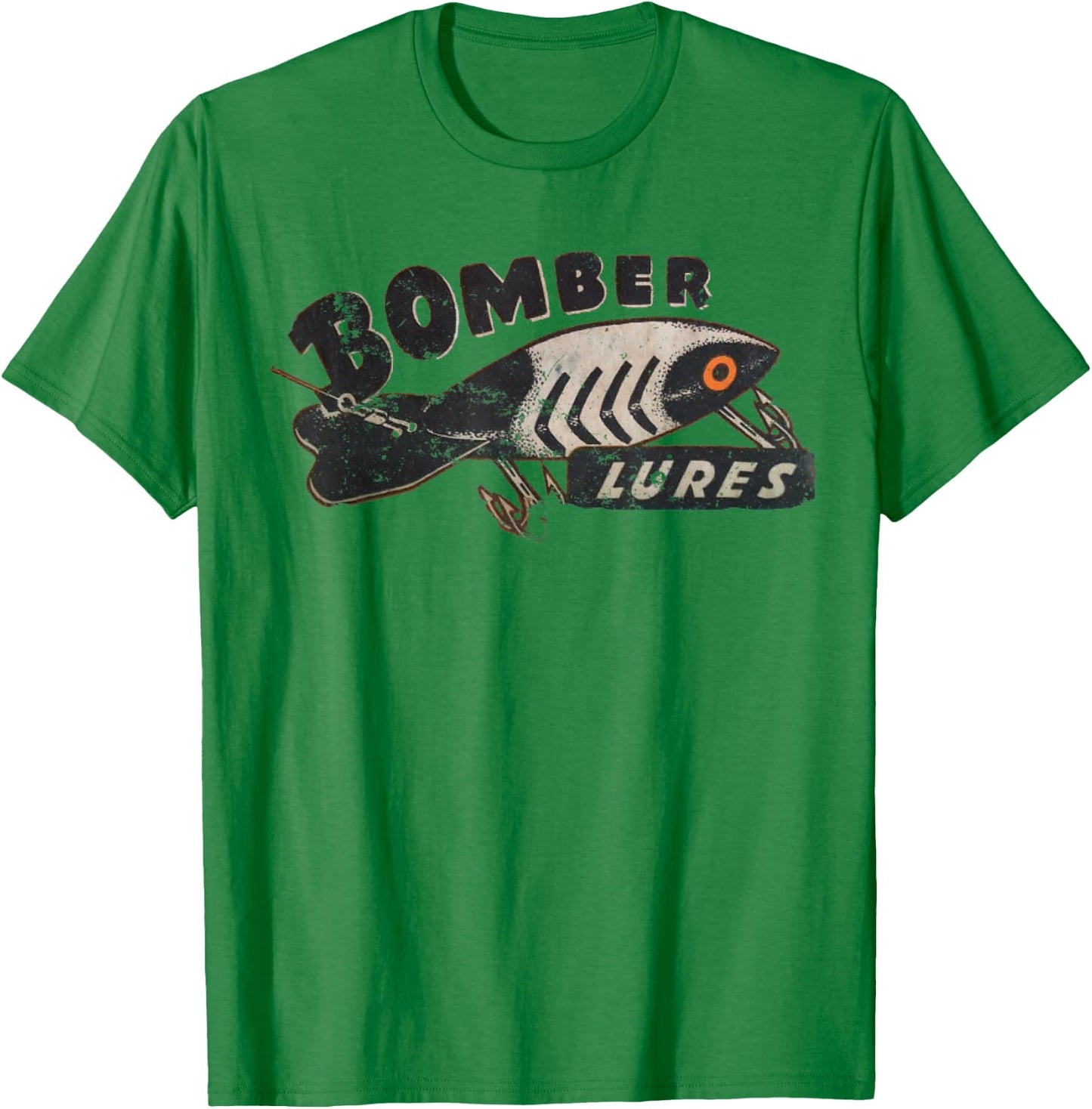 Bomber Lures - Fishing Vintage Lover T-Shirt - T-Shirt | Irish Green