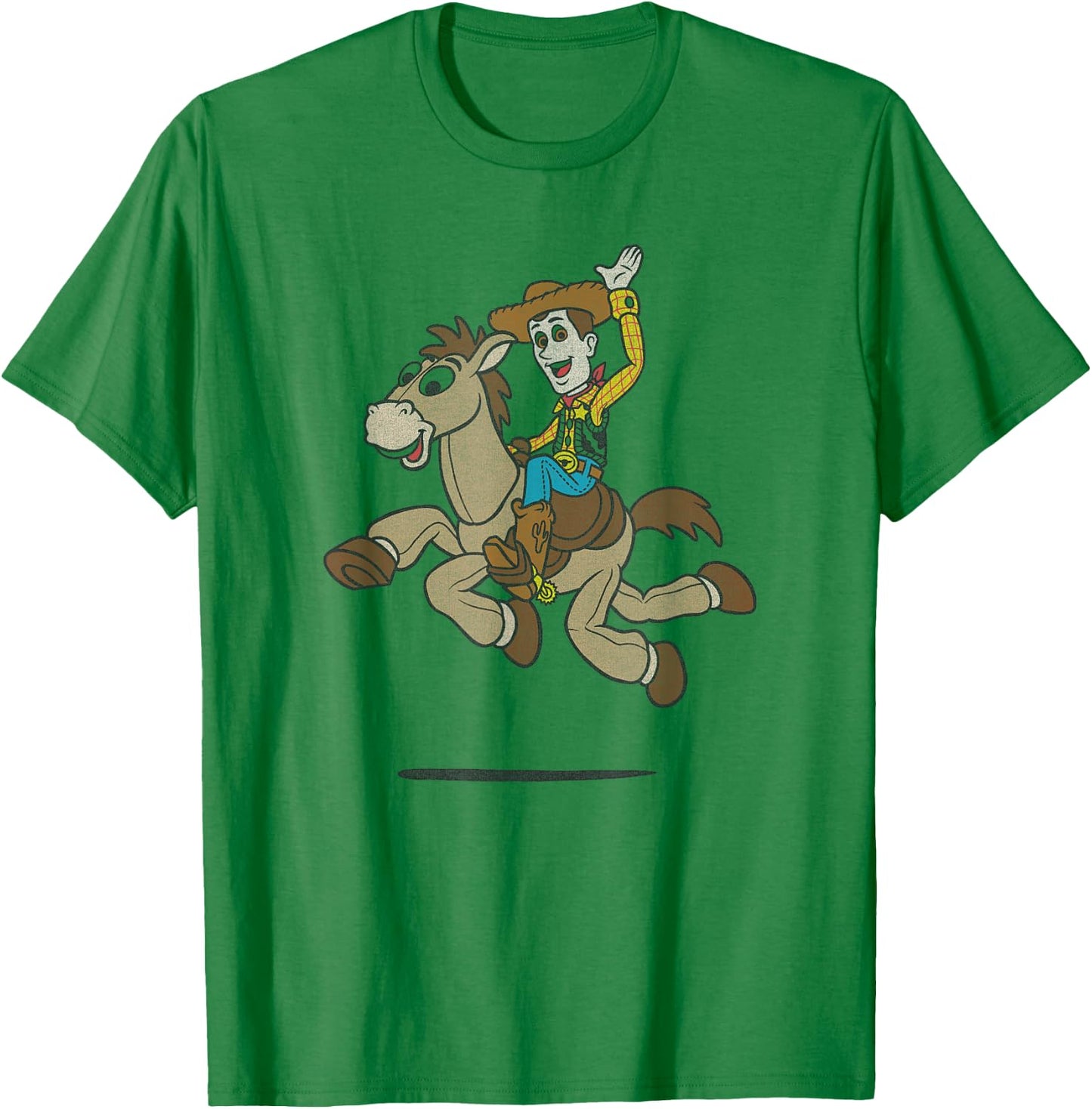 Disney Toy Story Woody and Bullseye Running T-Shirt - T-Shirt | Irish Green
