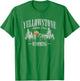 Yellowstone National Park Vintage T-Shirt - T-Shirt | Irish Green