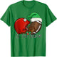 Tis the Season American Football Pj Pajama T-Shirt - T-Shirt | Irish Green