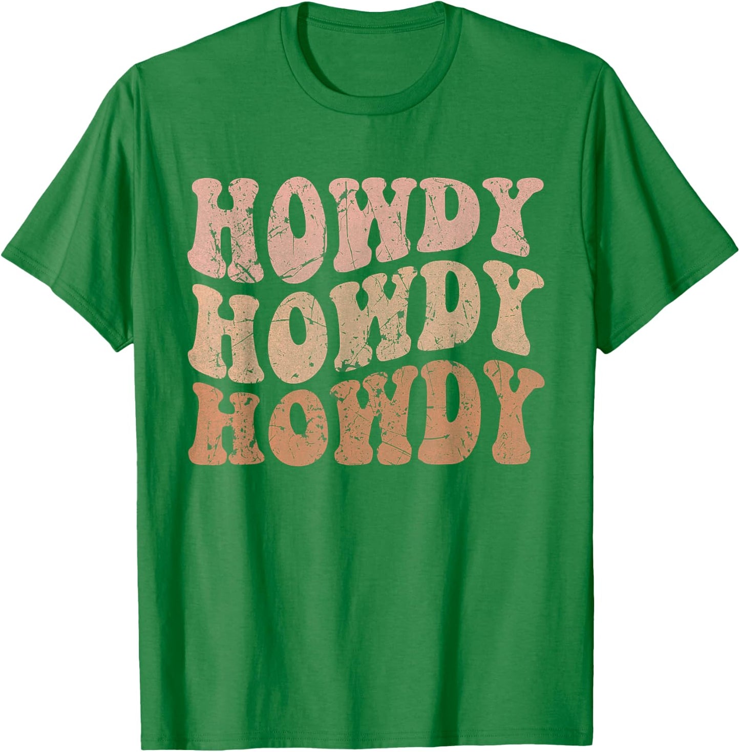 Vintage Howdy Western Life Rodeo Country Music Cowgirls T-Shirt - T-Shirt | Irish Green